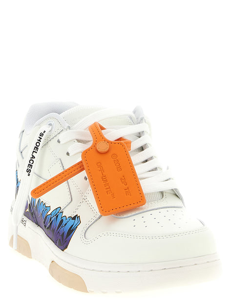 Off-White White Calfskin Athletic Sneakers
