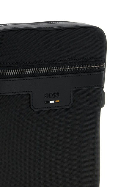 Hugo Boss Black Polyester Crossbody Bag