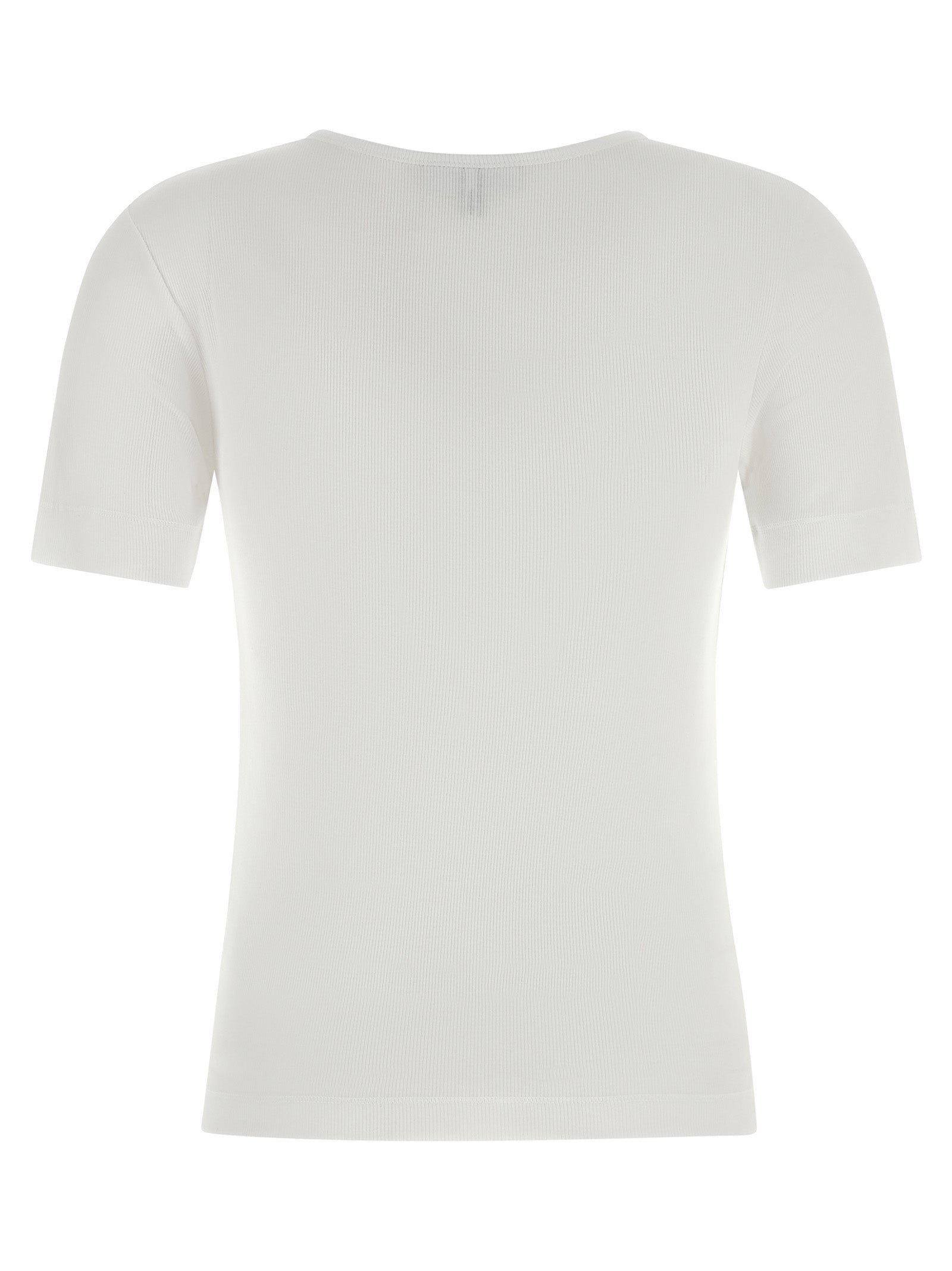 Ganni White Organic Cotton T-Shirt