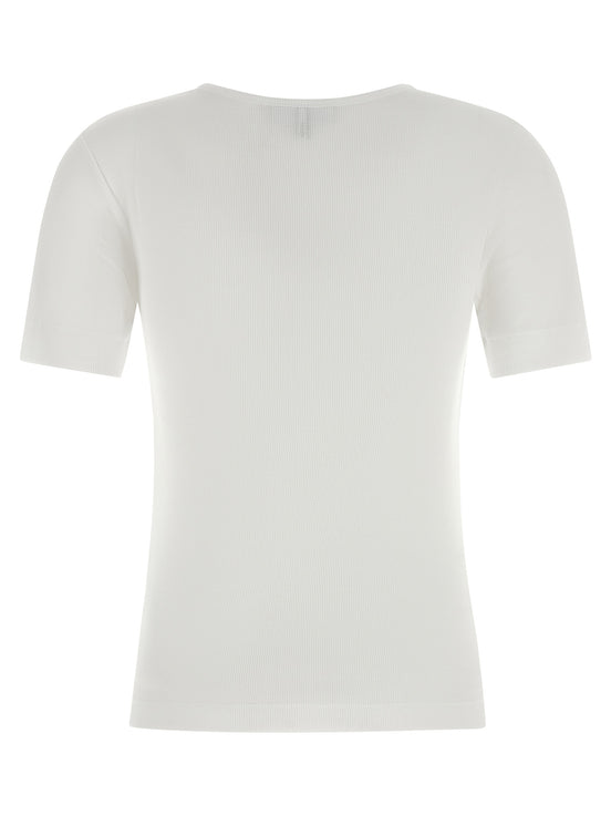 Ganni White Organic Cotton T-Shirt