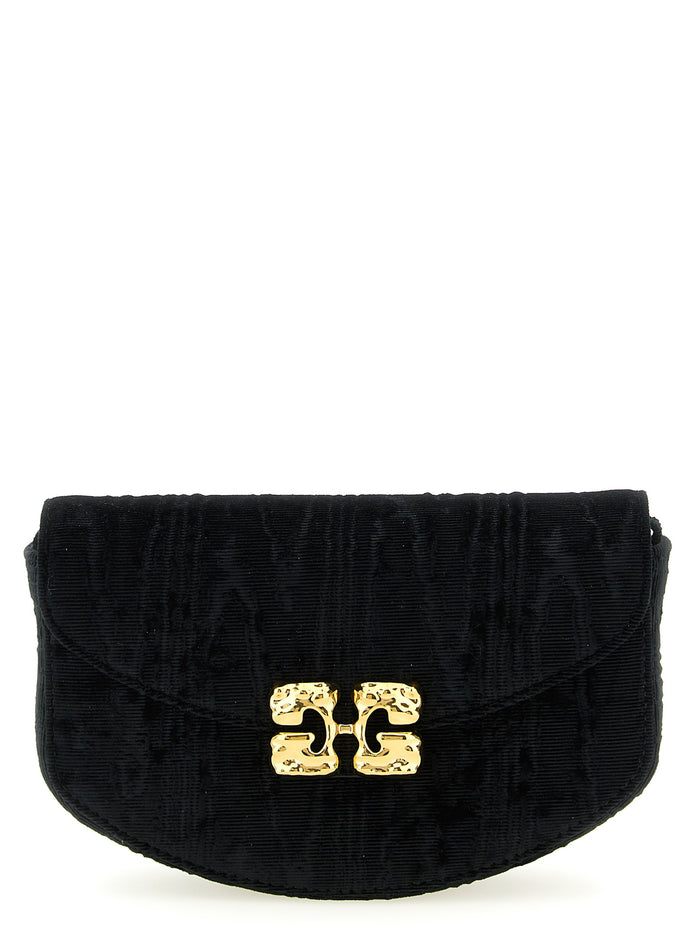 Ganni Black Polyester Cardholder