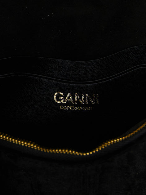 Ganni Black Polyester Cardholder