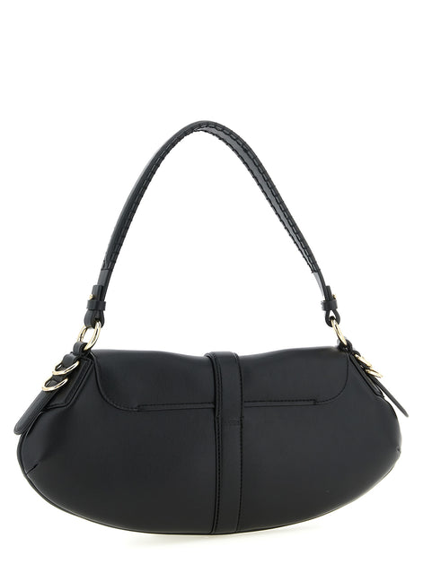 Ganni Black Leather Shoulder Bag