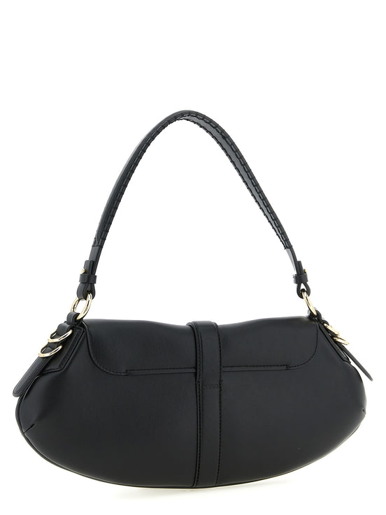 Ganni Black Leather Shoulder Bag