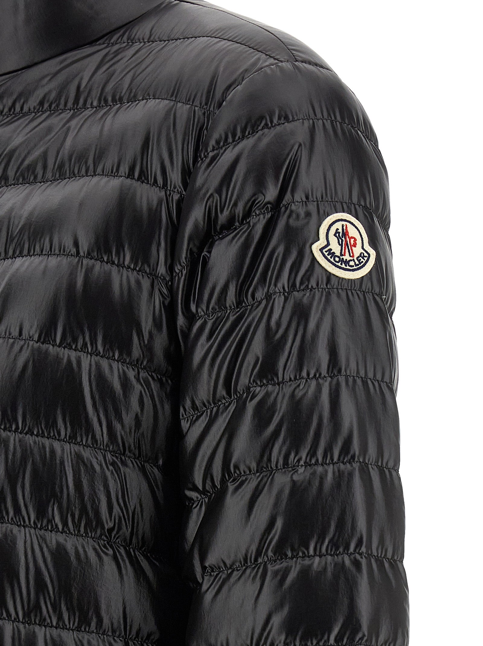 Moncler Black Polyamide Full-Length Jacket