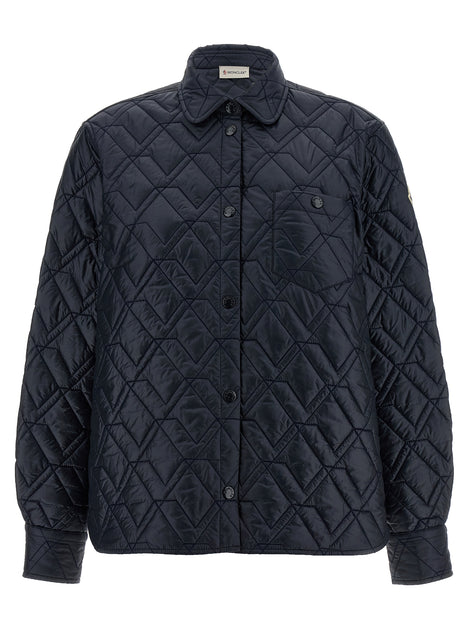 Moncler Blue Polyamide Shell Jacket