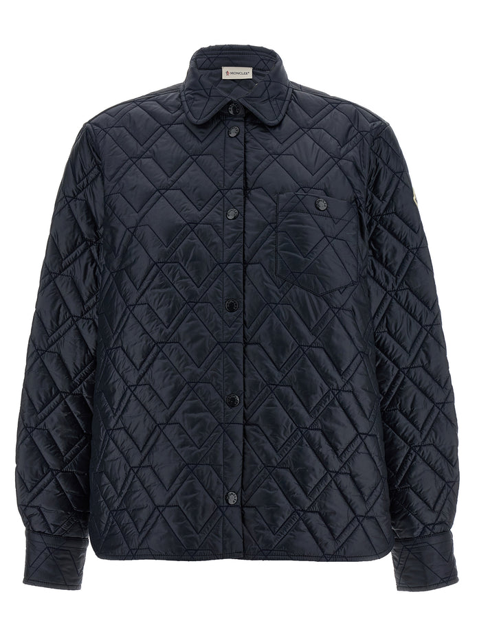 Moncler Blue Polyamide Shell Jacket