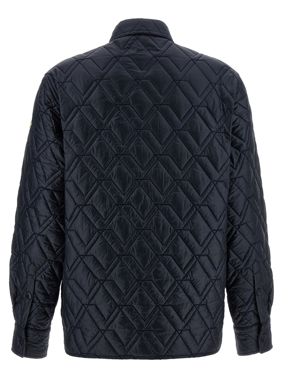 Moncler Blue Polyamide Shell Jacket