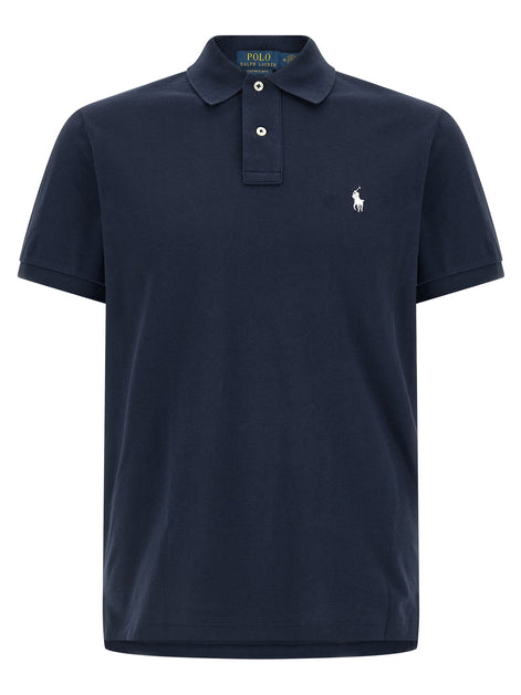 Polo Ralph Lauren Blue Cotton Polo Shirt
