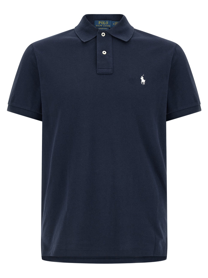 Polo Ralph Lauren Blue Cotton Polo Shirt