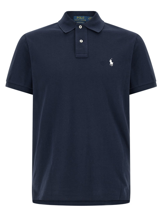 Polo Ralph Lauren Blue Cotton Polo Shirt