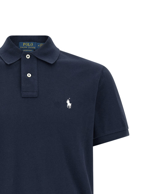 Polo Ralph Lauren Blue Cotton Polo Shirt