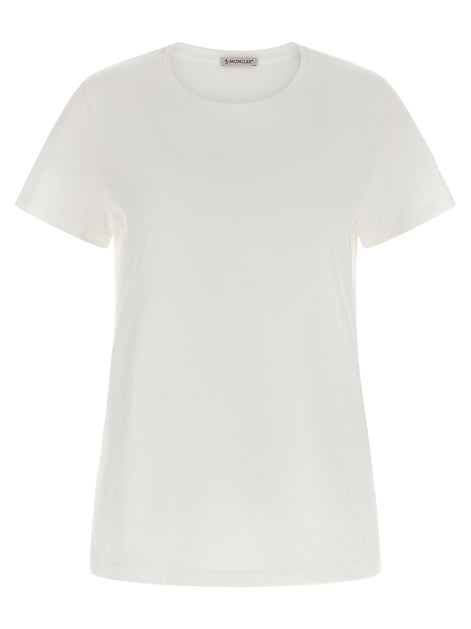 Moncler White Cotton T-Shirt