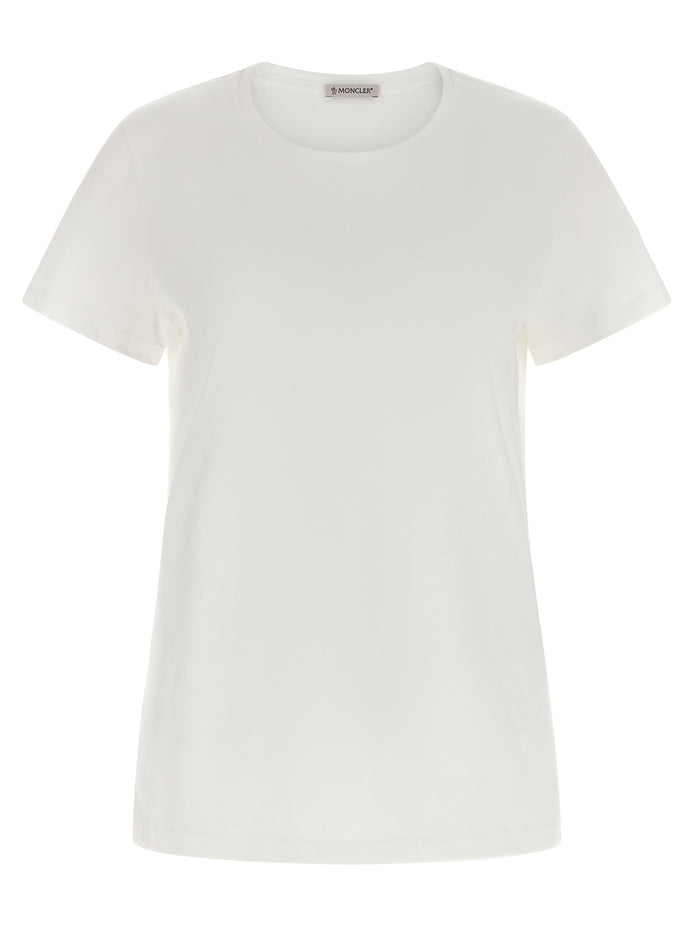 Moncler White Cotton T-Shirt