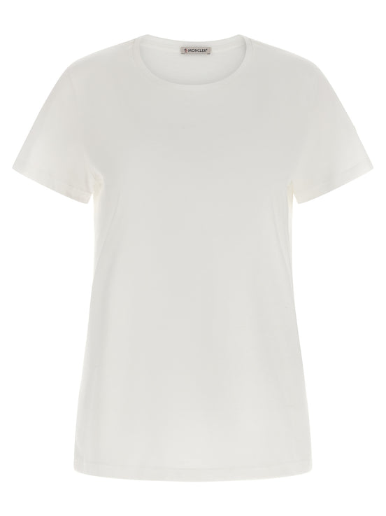 Moncler White Cotton T-Shirt