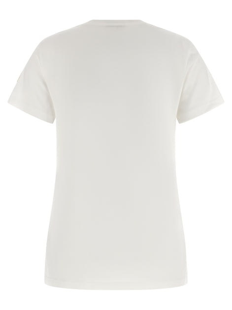 Moncler White Cotton T-Shirt