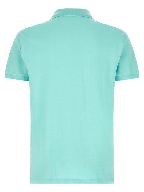 Polo Ralph Lauren Blue Cotton Polo Shirt