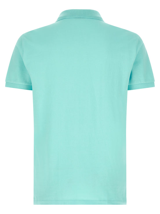 Polo Ralph Lauren Blue Cotton Polo Shirt