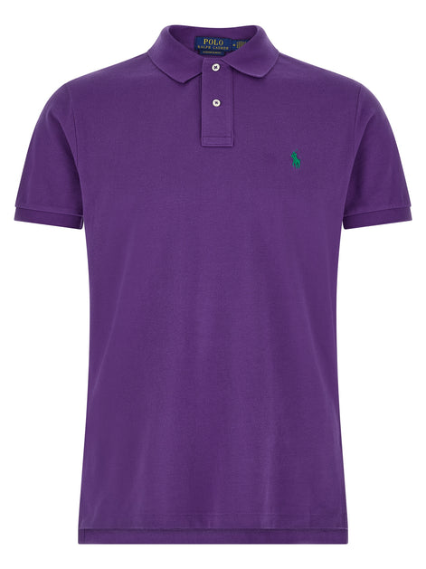 Polo Ralph Lauren Purple Cotton Polo Shirt