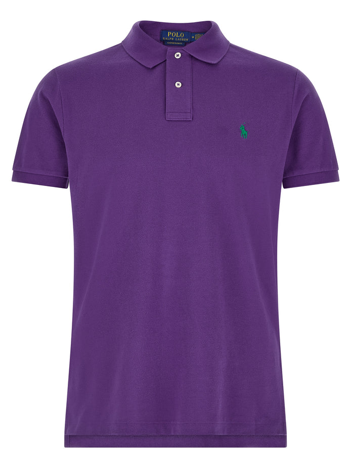 Polo Ralph Lauren Purple Cotton Polo Shirt