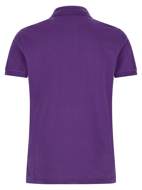 Polo Ralph Lauren Purple Cotton Polo Shirt