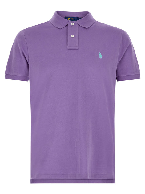 Polo Ralph Lauren Purple Cotton Polo Shirt