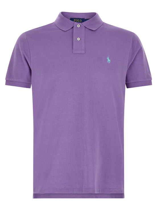 Polo Ralph Lauren Purple Cotton Polo Shirt
