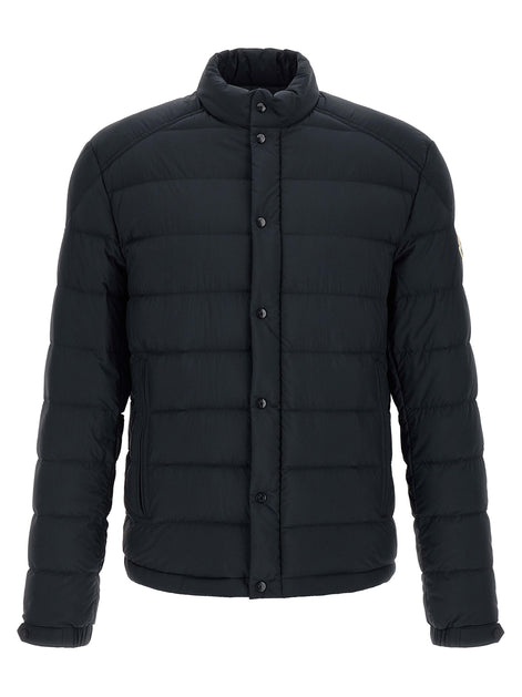 Moncler Blue Polyamide Full-Length Jacket