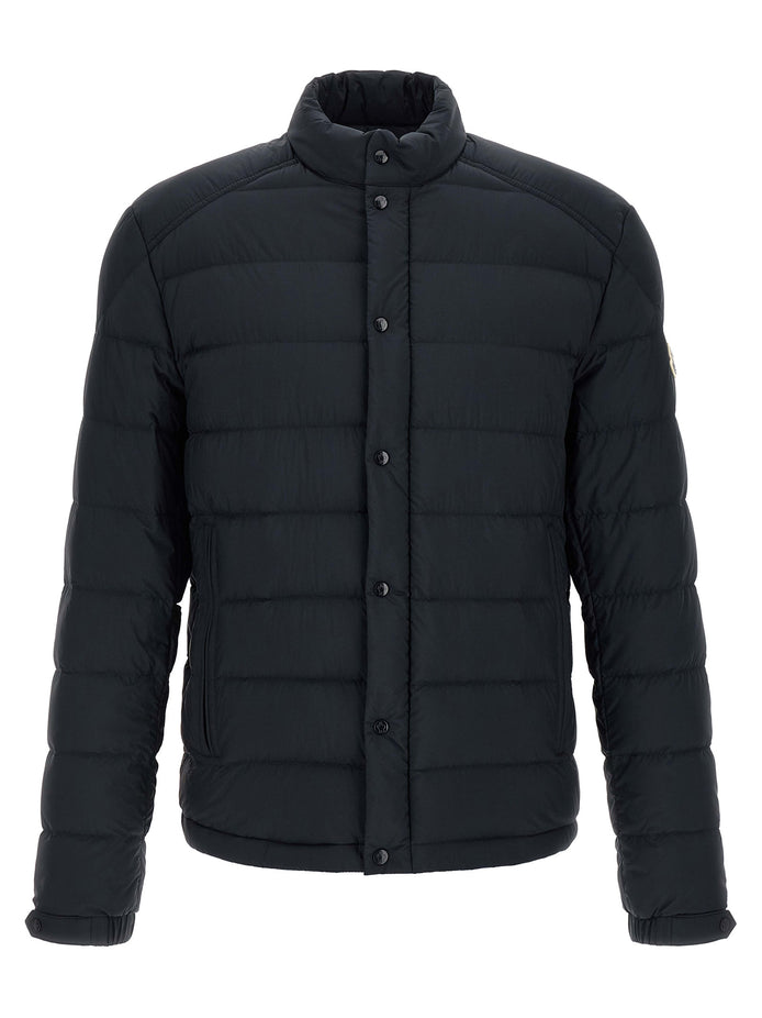 Moncler Blue Polyamide Full-Length Jacket
