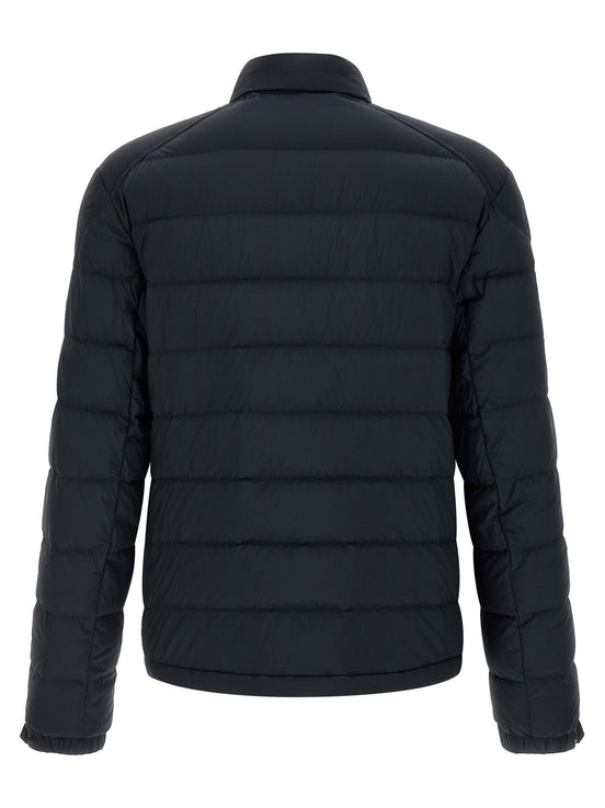 Moncler Blue Polyamide Full-Length Jacket