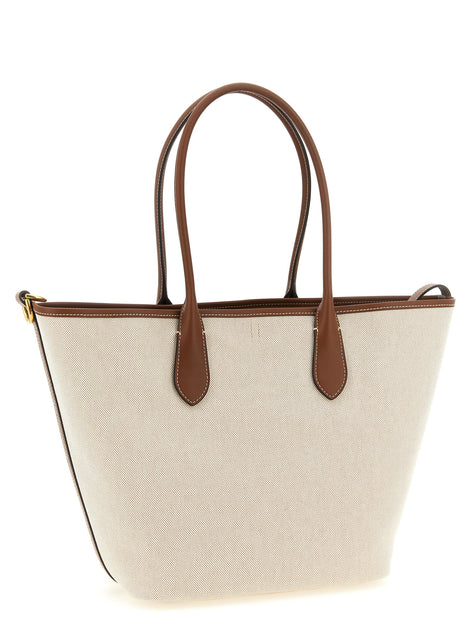 Polo Ralph Lauren Brown Cotton Tote Bag
