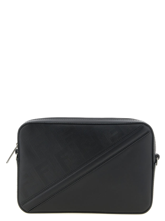 Fendi Black Viscose Shoulder Bag