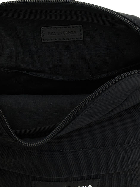 Balenciaga Black Polyamide Crossbody Bag