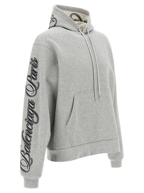 Balenciaga Gray Cotton Sweatshirt