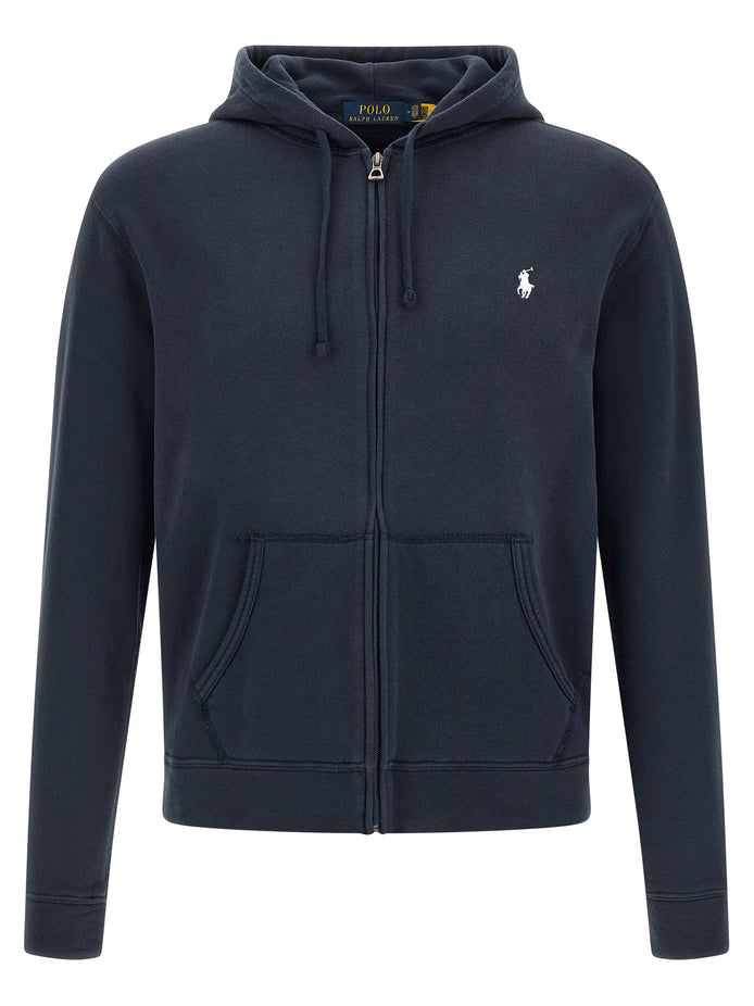 Polo Ralph Lauren Blue Cotton Sweatshirt