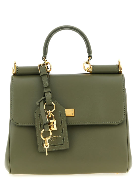 Dolce & Gabbana Bicolor Calfskin Handbag