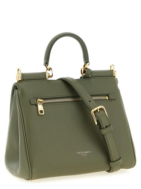 Dolce & Gabbana Bicolor Calfskin Handbag