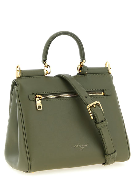 Dolce & Gabbana My Sicily small Green Calfskin Handbag