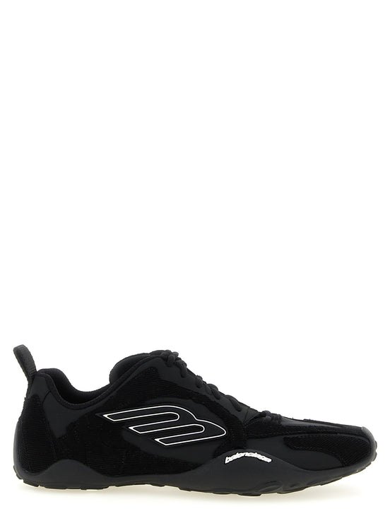 Balenciaga Monday Ultra Black Polyester Athletic Sneakers