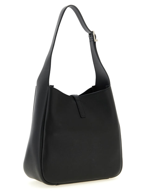 Saint Laurent Black Calfskin Shoulder Bag