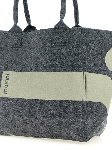 Isabel Marant Black Cotton Tote Bag