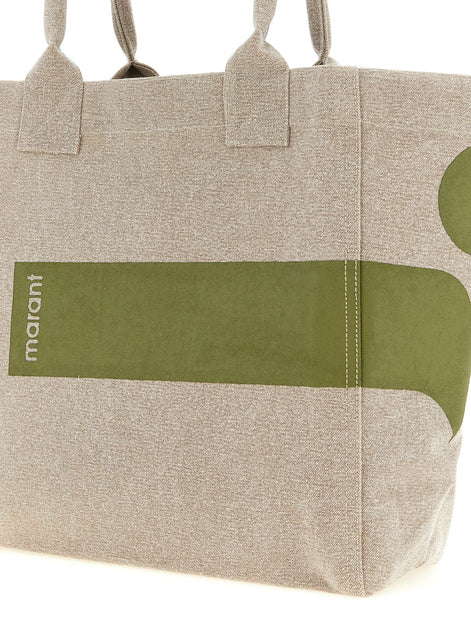 Isabel Marant Bicolor Cotton Tote Bag