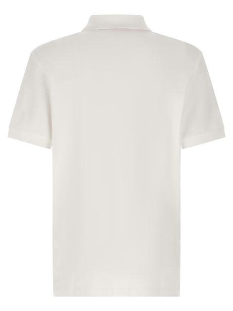 Hugo Boss White Cotton Polo Shirt