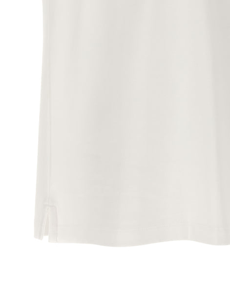 Hugo Boss White Cotton Polo Shirt
