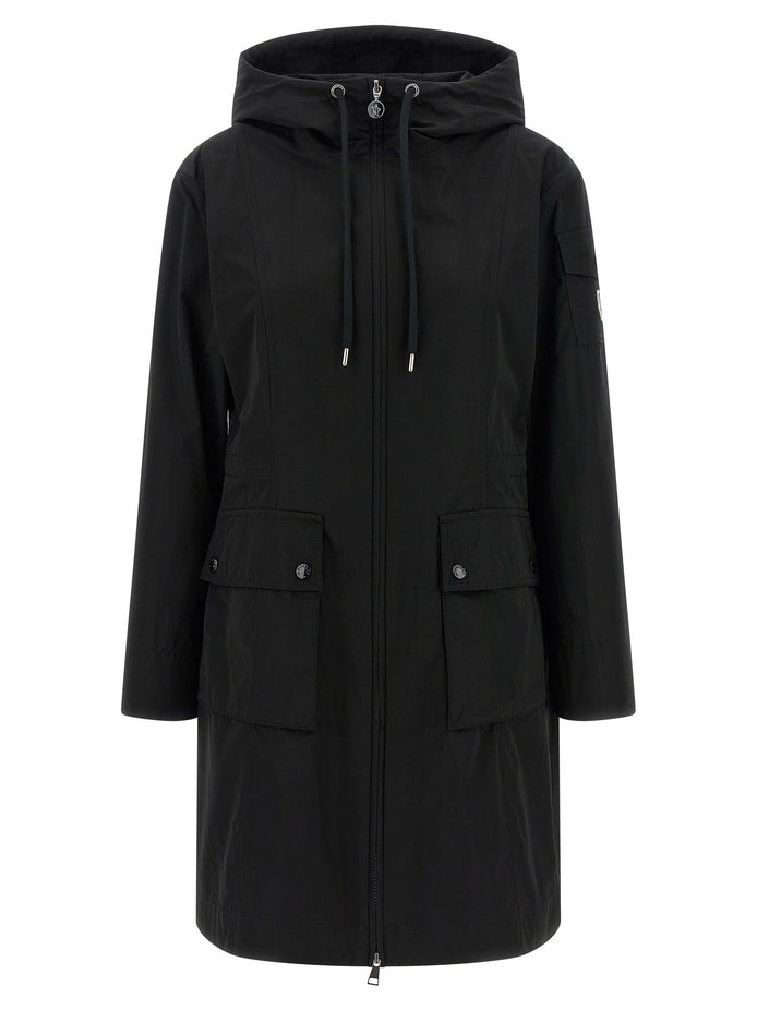 Moncler Black Polyester Parka