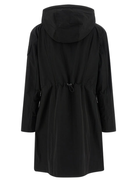 Moncler Black Polyester Parka
