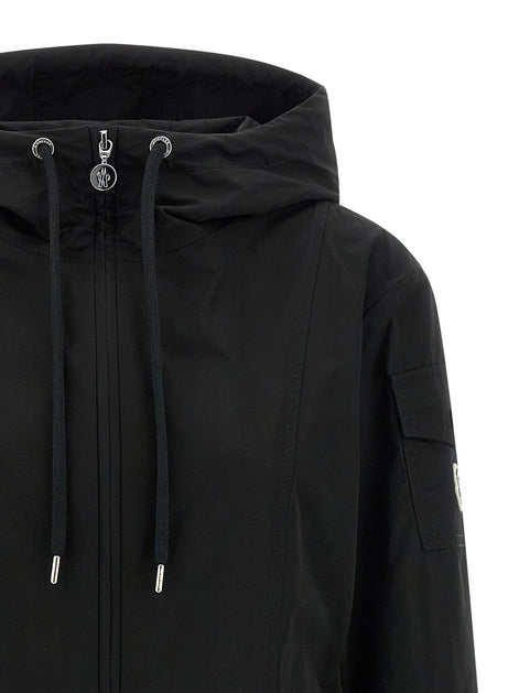 Moncler Black Polyester Parka