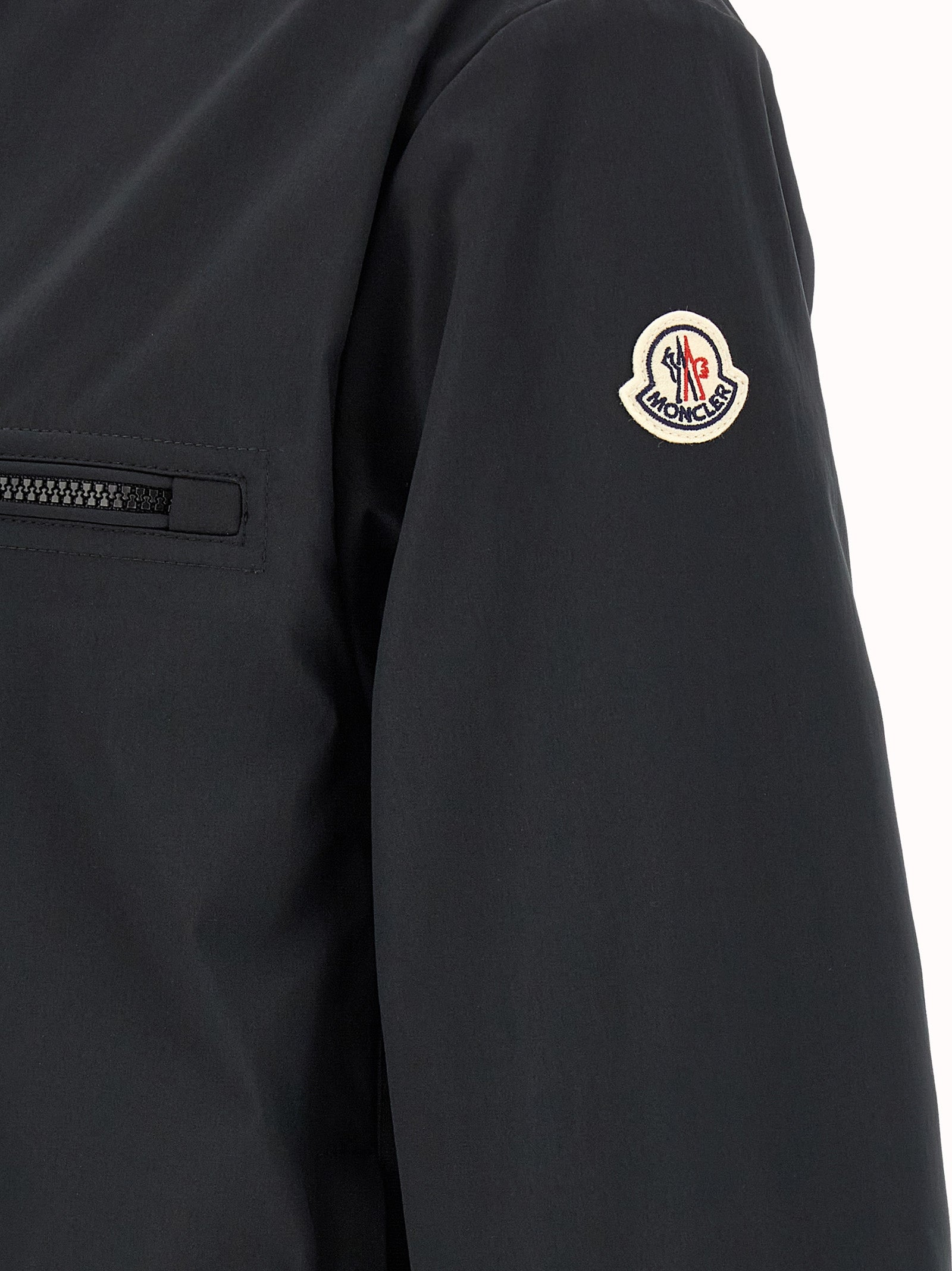 Moncler Black Polyester Shell Jacket