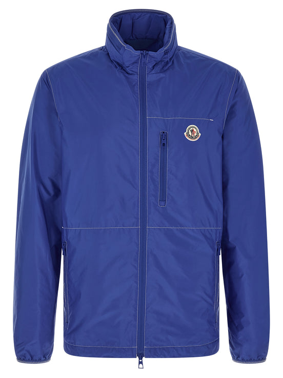 Moncler Blue Polyamide Shell Jacket