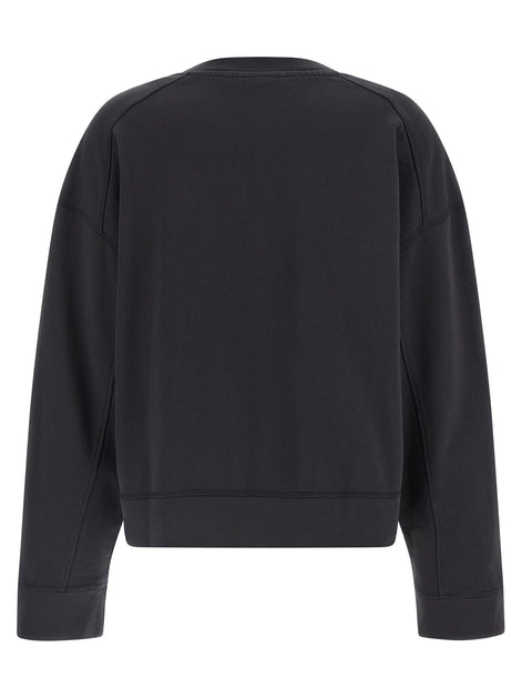 Ganni Black Organic Cotton Sweatshirt